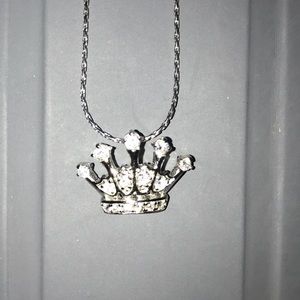 Cookie Lee Princess crown necklace